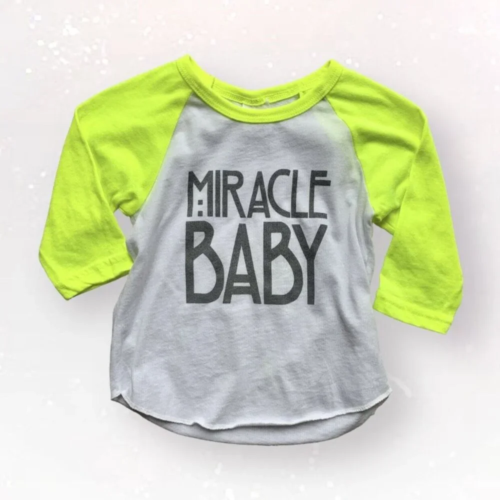 Small Shop Miracle Baby Neon Raglan - Picture 1 of 6